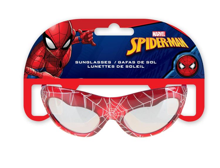 Lasten lisenssi aurinkolasit Marvel Comics Hämähäkkimies punainen