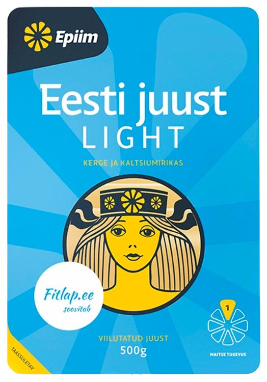 Eesti juust light, viilutatud, 500 g