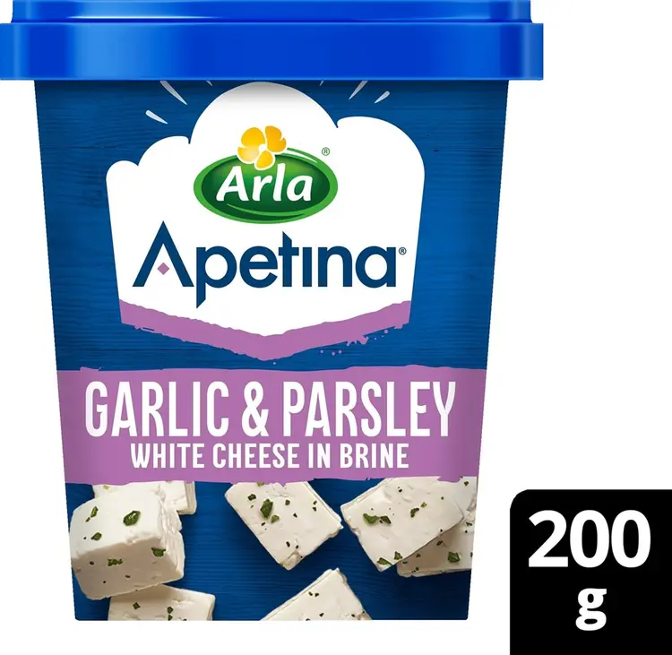Arla Apetina 410/200g Valkosipuli-Persilja salaattijuustokuutiot