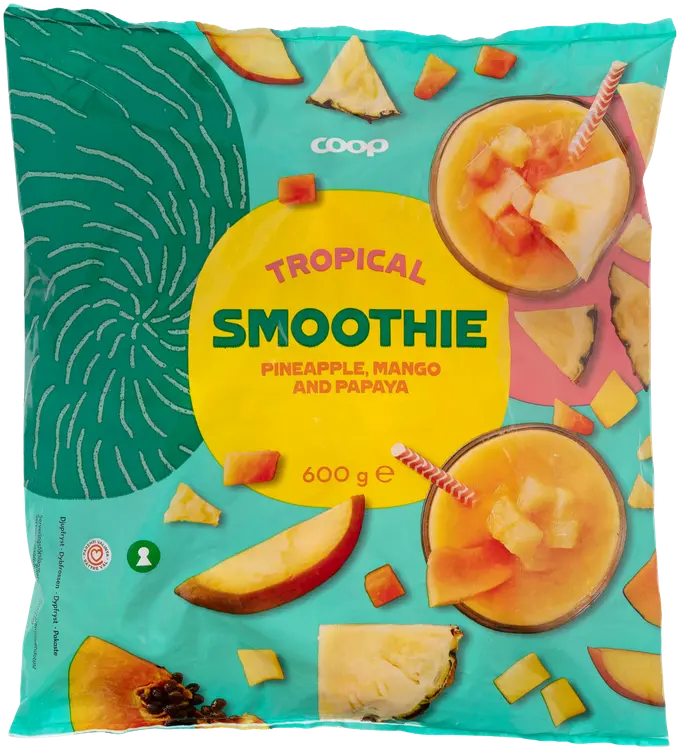 Coop smoothie hedelmäsekoitus 600 g pakaste