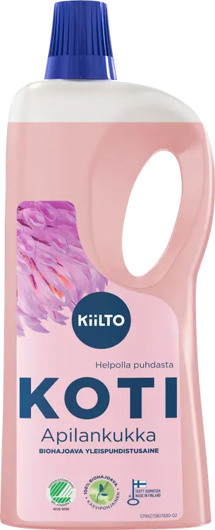 Kiilto Koti biohajoava puhdistusaine Apilankukka 1 L