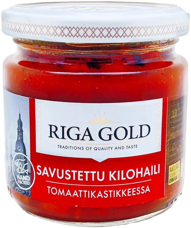 Riga Gold Savustettu kilohaili tomaattikastikkeessa 185g