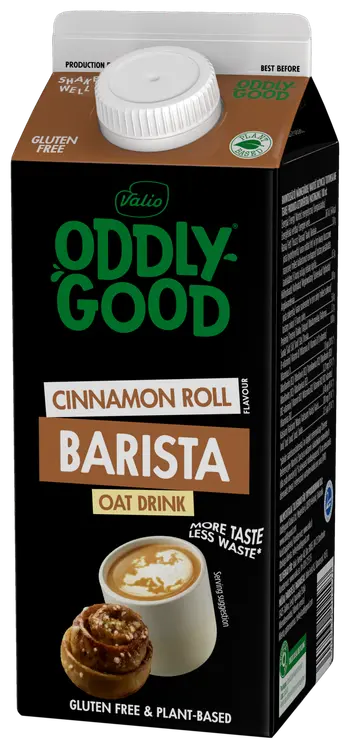 Oddlygood® Barista kaurajuoma korvapuusti 0,75 l ESL gluteeniton