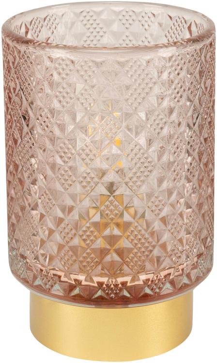 Led-lyhty rosa 10x15cm