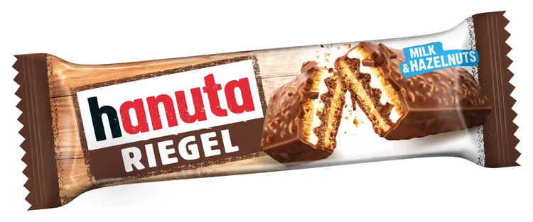 Hanuta  kaakao-hasselpähkinätäytteellä 34,5g