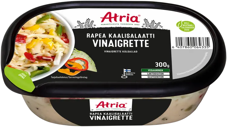 Atria Rapea Vinaigrette Kaalisalaatti 300g