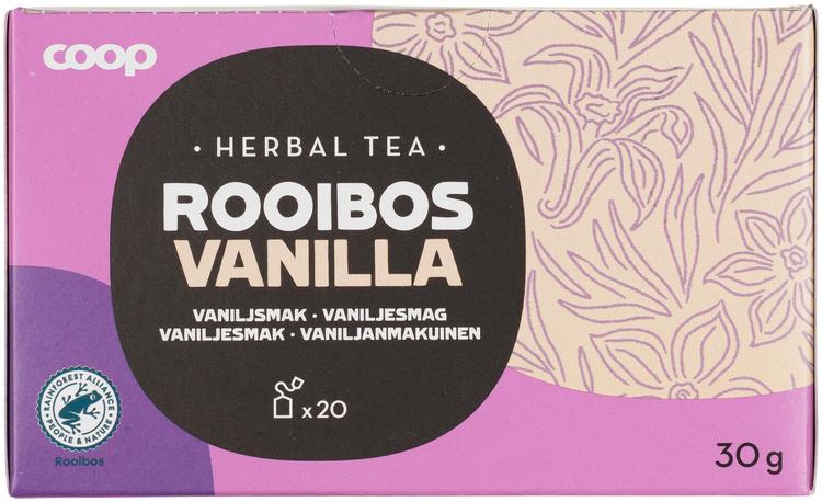 Coop Rooibos vanilje 20x1,5g RFA