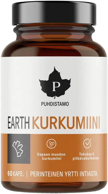 Puhdistamo Earth Kurkumiini 60 kaps.