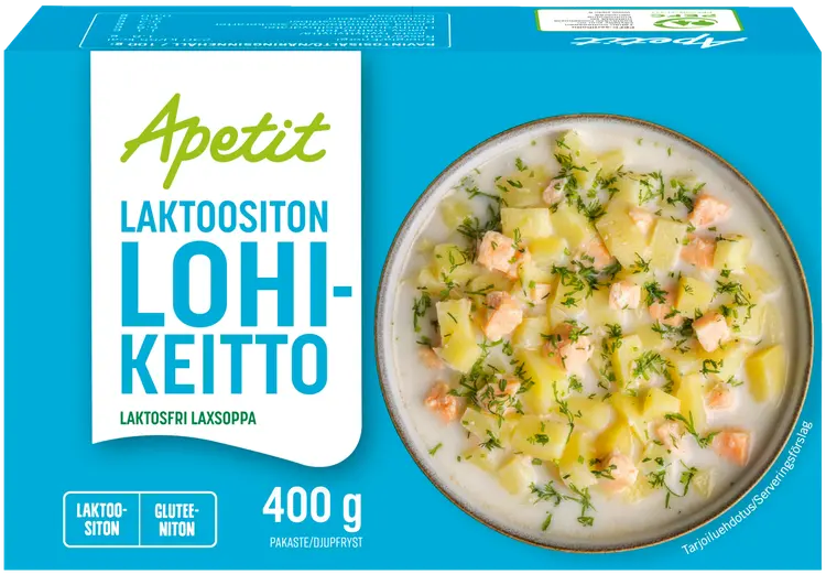 Apetit Laktoositon Lohikeitto pakaste 400g