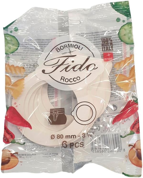 Bormioli Rocco kumitiiviste Fido-säilöntätölkkeihin koot 0,125 - 0,2 l