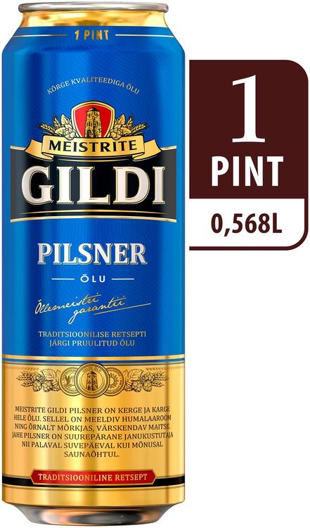 Meistrite Gildi Pilsner õlu 4,5%vol 568ml