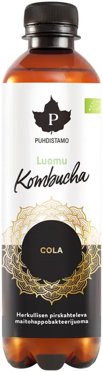 Puhdistamo Luomu Kombucha Cola 370 ml