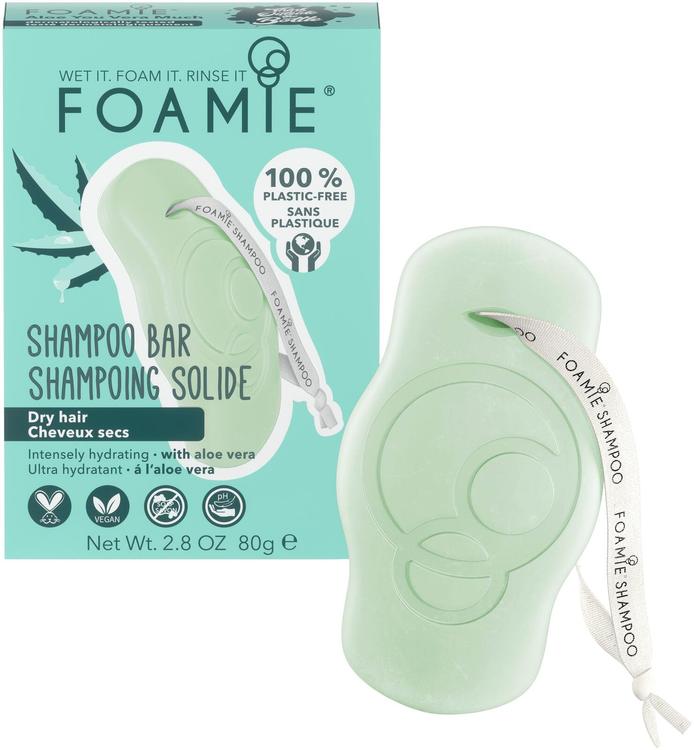Foamie Shampoo Bar Aloe You Vera Much palashampoo kuiville hiuksille 80g