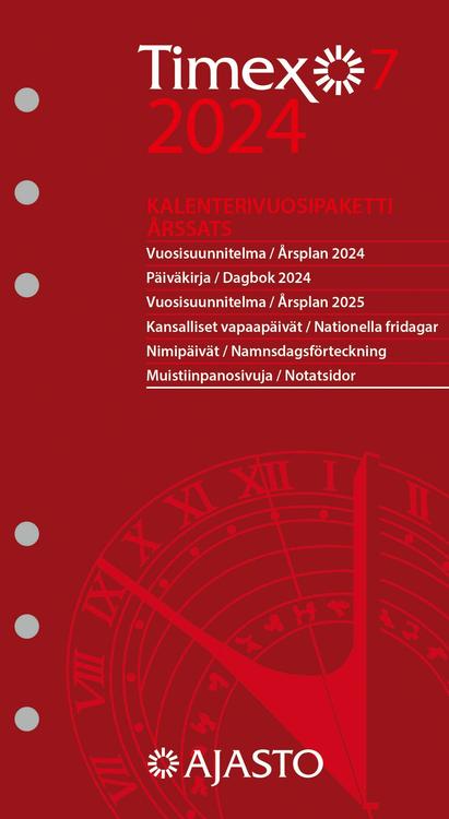 Taskukalenteri Timex 7 -vuosipaketti