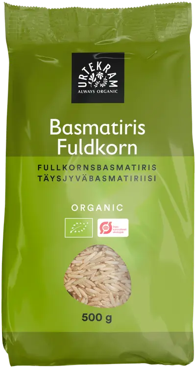 URTEKRAM luomu Täysjyväbasmatiriisi 500g