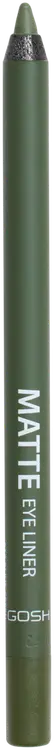 Gosh Matte Eye Liner 018 Olive Green -silmänrajauskynä 1,2g