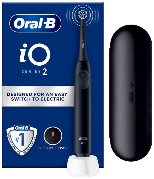 Oral-B Sähköhammasharja iO2 Musta + matkakotelo