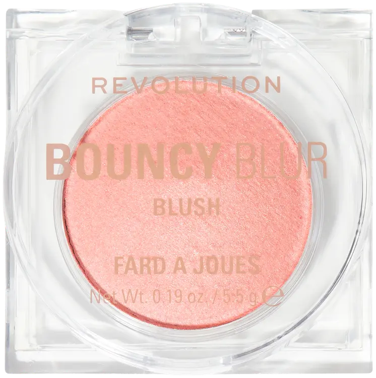 Revolution bouncy blur blush cheek+lip poski ja huulimeikkivoide 5,5g peachy pink