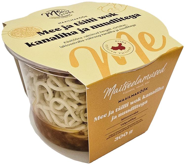 Mee ja tšilli wok kanaliha ja nuudlitega 300 g