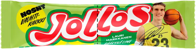 Nosht Jollos Vauhtikarkki Lauri Markkanen Päärynä Lime 52 g