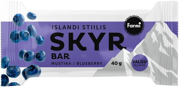 Farmi Skyr mustikadessert, 40 g