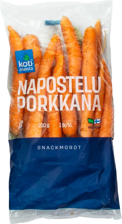 Kotimaista naposteluporkkana 200g