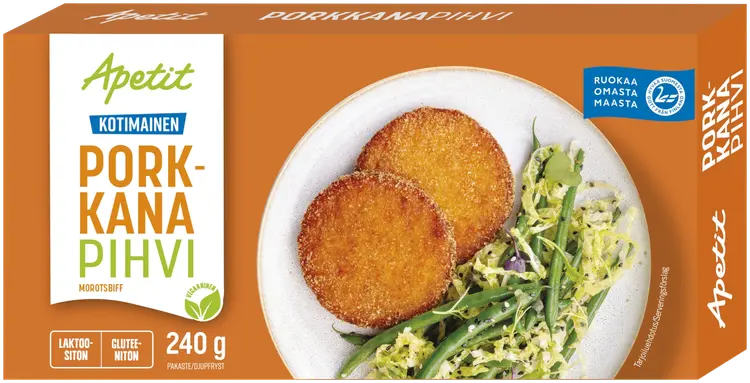Apetit Porkkanapihvi kypsä pakaste 240g