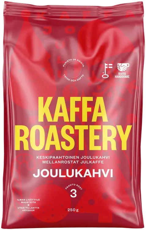 Kaffa Roastery Joulukahvi kahvipapu 250g
