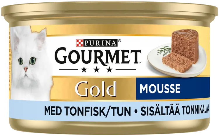Gourmet 85g Gold Tonnikala Mousse kissanruoka