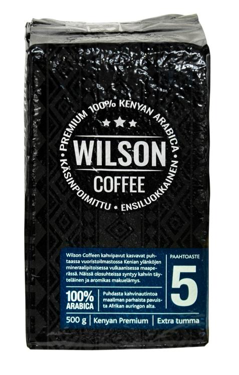 Wilson Coffee 500g SJ 100% Kenian arabica Extra tumma