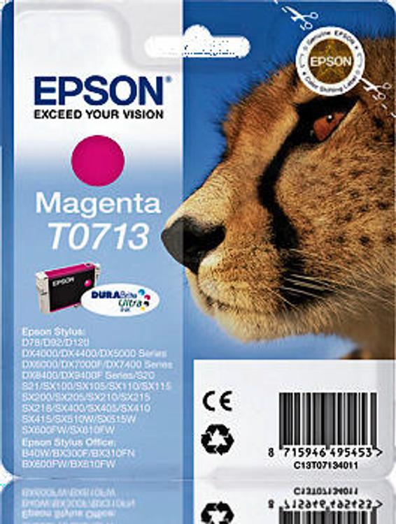 Epson mustepatruuna punainen T0713