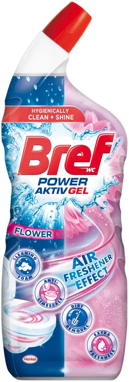 Bref 700ml Power Aktiv Gel Flower WC puhdistusaine