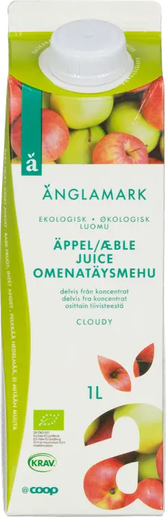 Änglamark omenatäysmehu luomu 1 l