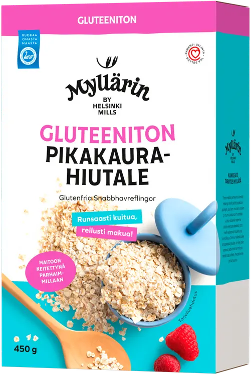 Myllärin Gluteeniton Pikakaurahiutale 450 g