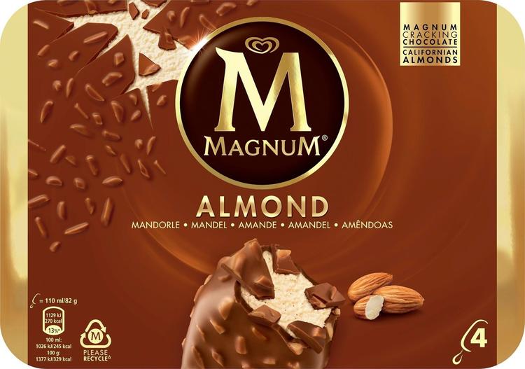 Magnum Almond Jäätelö Monipakkaus 440ml/328g