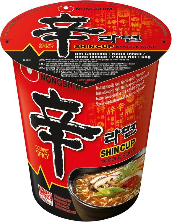 Nong Shim Pikanuudelikuppi tulinen 68g