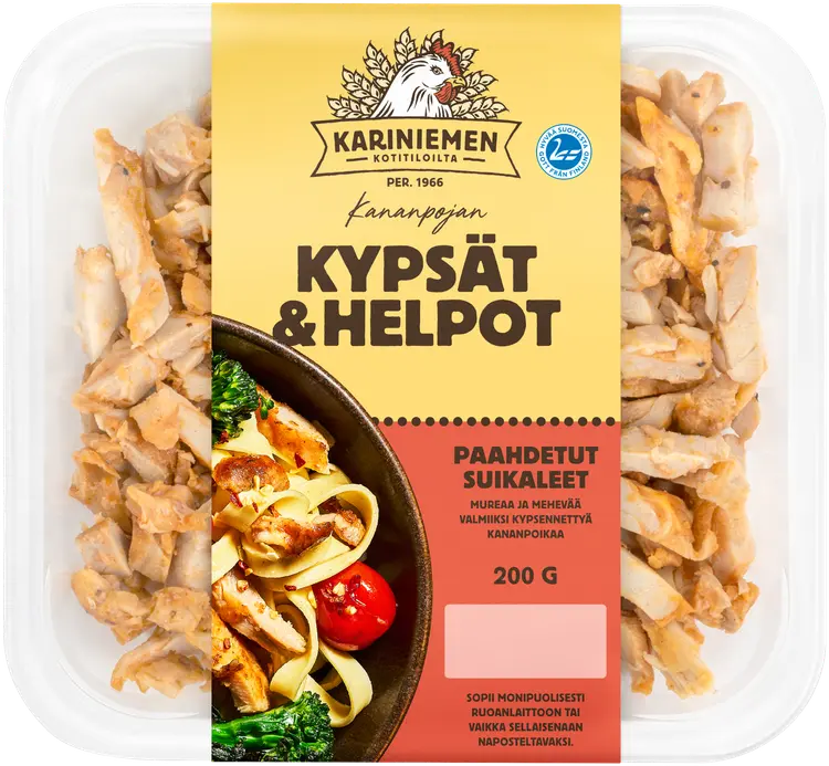 Kariniemen Kananpojan Kypsät ja Helpot Paahdetut suikaleet 200 g