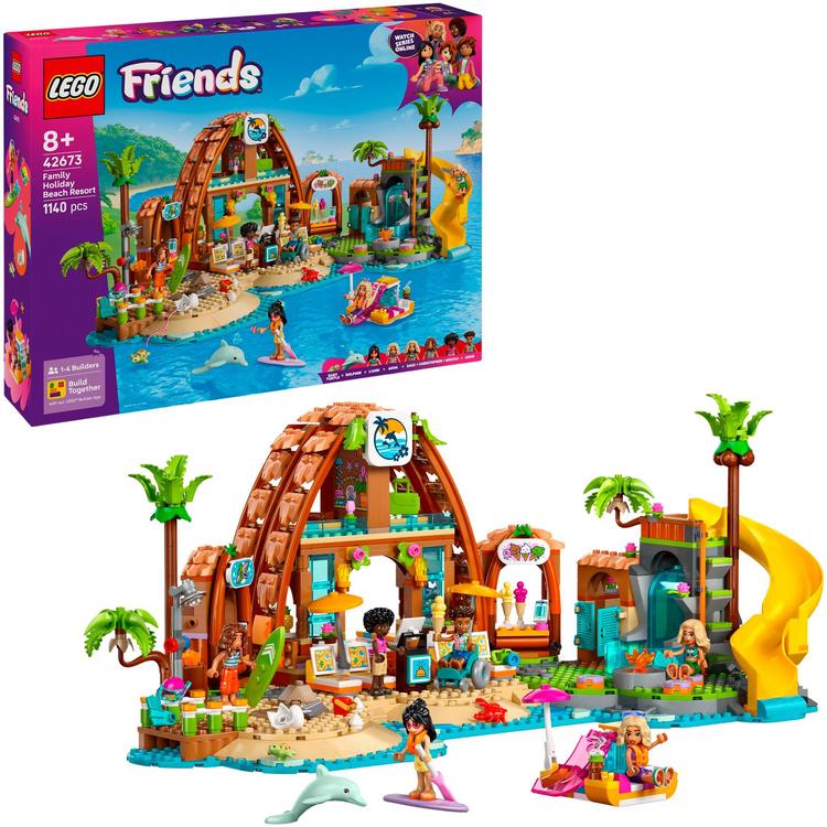 LEGO® Friends 42673 Koko perheen lomakohde meren rannalla