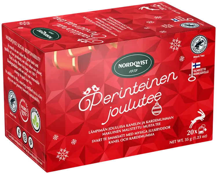 Nordqvist Perinteinen Joulutee 20 x 1,75 g
