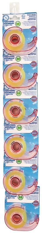 Läbipaistev teip euro ecophan19mmx25m