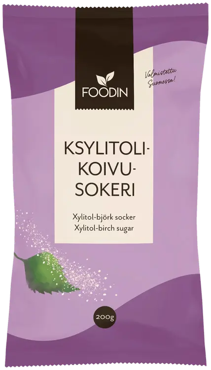 Foodin Ksylitoli- Koivusokeri 200g