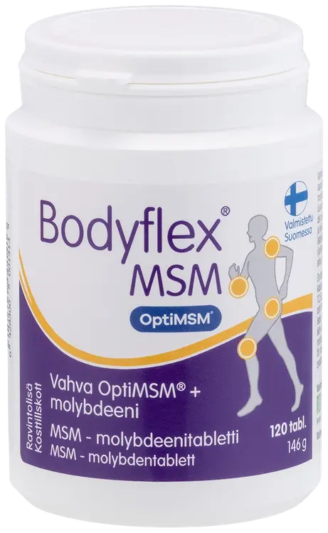 Bodyflex MSM MSM-molybdeenitabletti 120 tabl