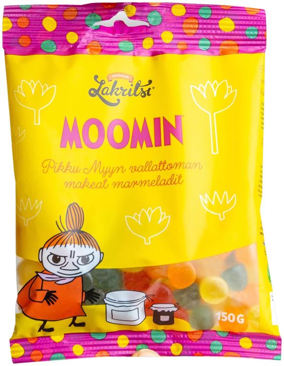 Kouvolan Lakritsi Moomin Pikku Myyn marmeladit 150g