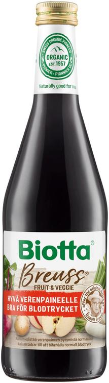 Biotta Breuss Fruit&Veggie 500ml luomu vihannes-hedelmämehu