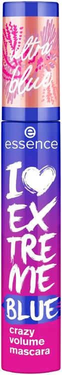 essence live LIFE in CORAL I LOVE EXTREME BLUE crazy volume mascara 01 Blue-tiful Corals! 12 ml