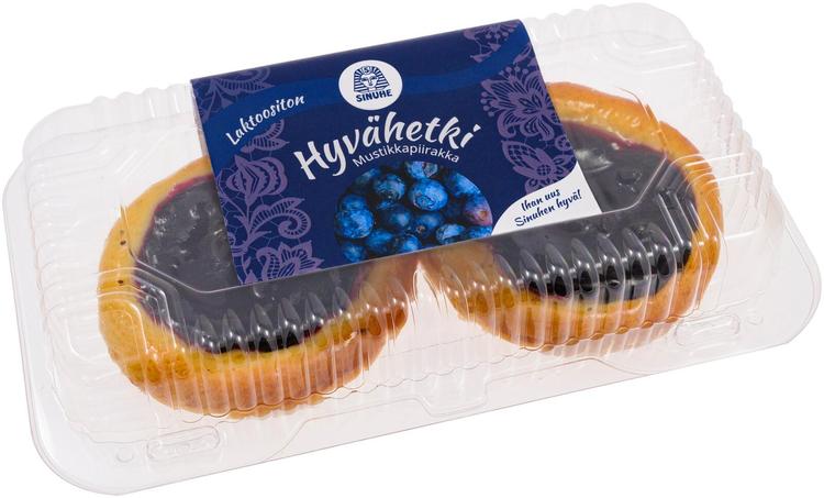 Sinuhe Mustikkapiirakka 2kpl 200g piirakka