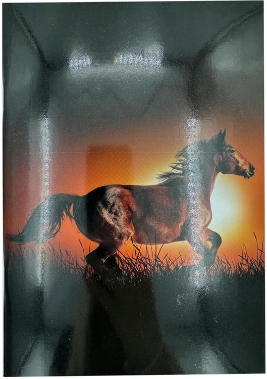 Wild Horse A5 nidottu vihko, 7x7mm ruuduilla, 80 sivua