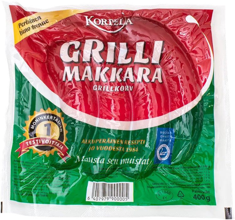 Korpela grillimakkara 400g
