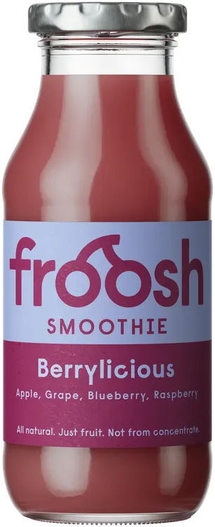 Fazer Froosh Hedelmä- ja marjasmoothie 250 ml Mustikka ja Vadelma