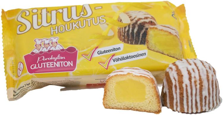 Porokylän Sitrushoukutus 2 kpl / 170 g glutteeniton